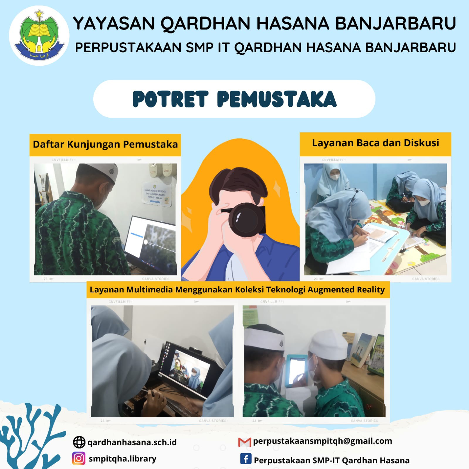 Koleksi Buku Perpustakaan SMP IT Qardhan Hasana